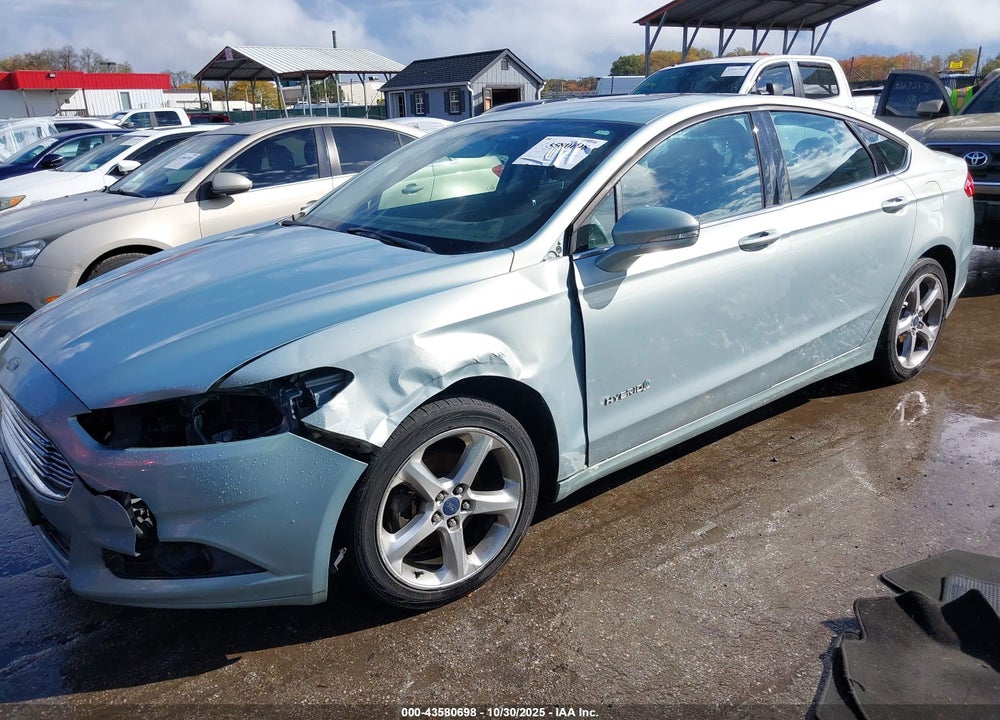 2013 FORD FUSION HYBRID SE VIN: 3FA6P0LU0DR317146