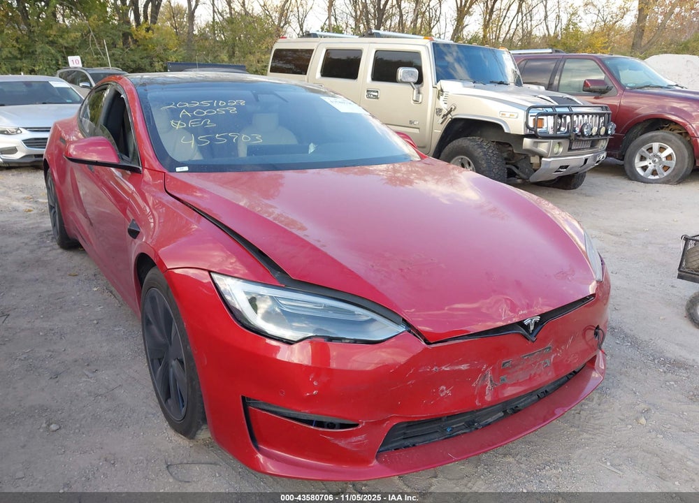 2021 TESLA MODEL S LONG RANGE DUAL MOTOR ALL-WHEEL DRIVE VIN: 5YJSA1E53MF455903