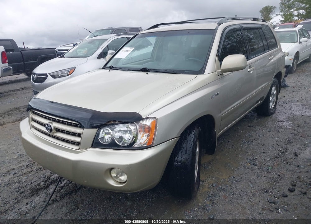 2002 TOYOTA HIGHLANDER LIMITED V6 VIN: JTEGF21A220059176