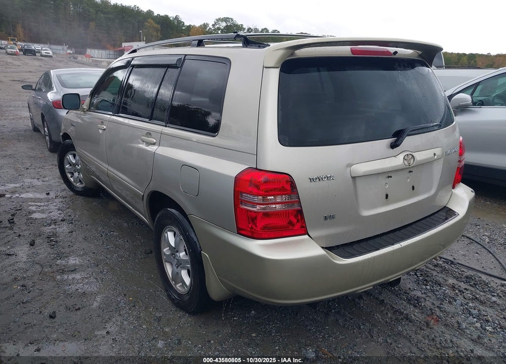 2002 TOYOTA HIGHLANDER LIMITED V6 VIN: JTEGF21A220059176