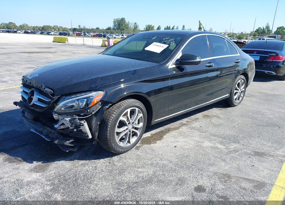 2017 MERCEDES-BENZ C CLASS VIN: WDDWF4KB8HR244605