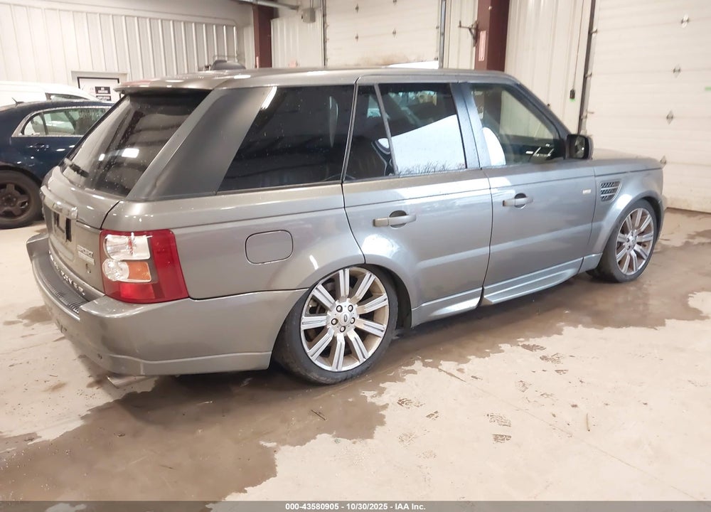 2008 LAND ROVER RANGE ROVER SPORT SUPERCHARGED VIN: SALSH23438A186448