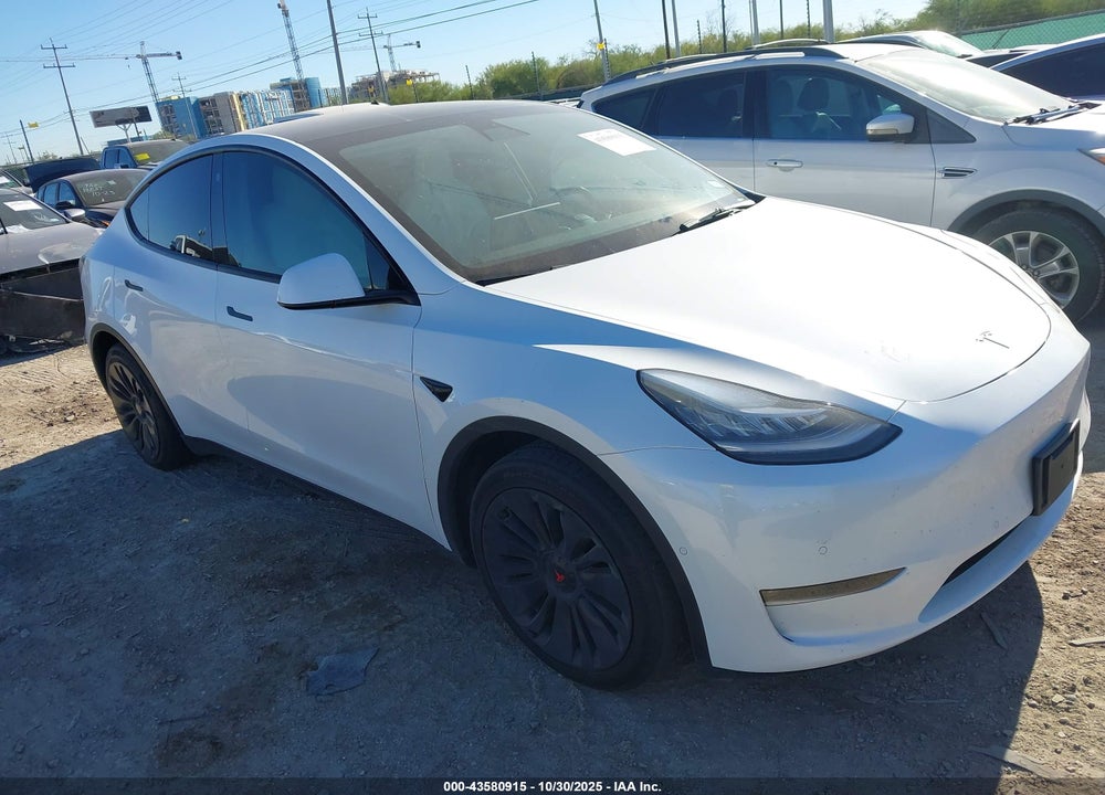 2021 TESLA MODEL Y LONG RANGE DUAL MOTOR ALL-WHEEL DRIVE VIN: 5YJYGAEE5MF212702