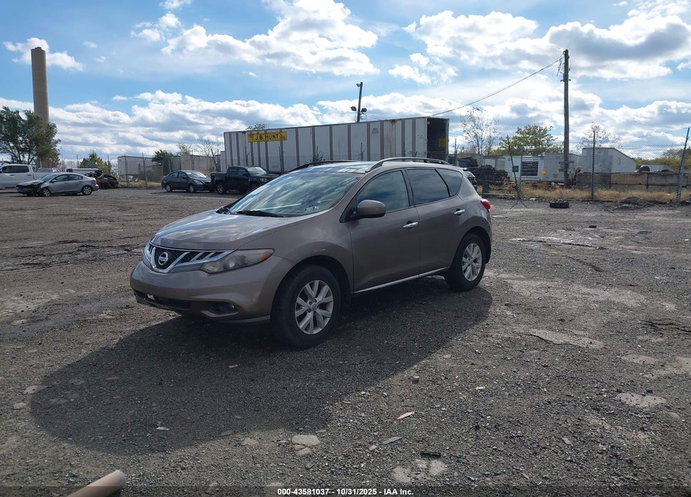2011 NISSAN MURANO SL VIN: JN8AZ1MWXBW161068