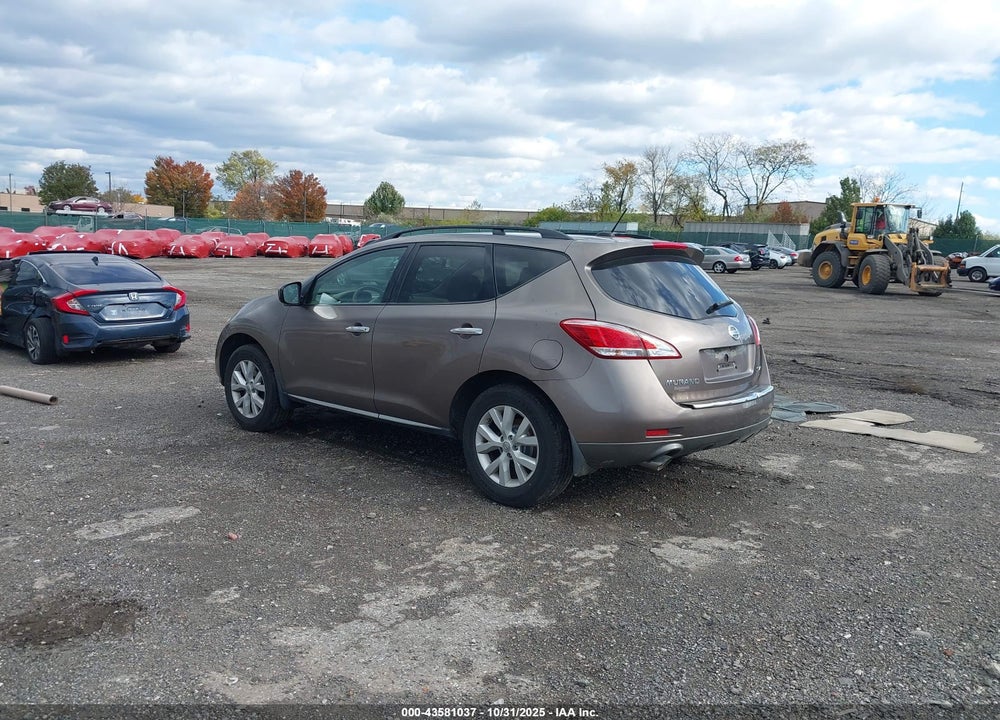 2011 NISSAN MURANO SL VIN: JN8AZ1MWXBW161068