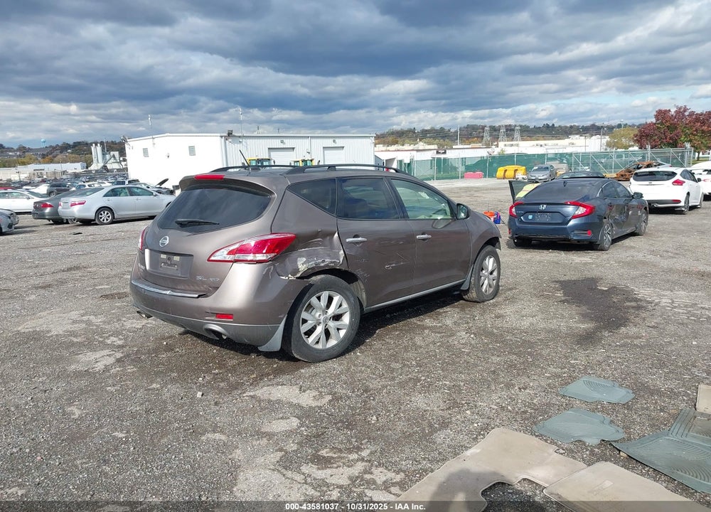 2011 NISSAN MURANO SL VIN: JN8AZ1MWXBW161068
