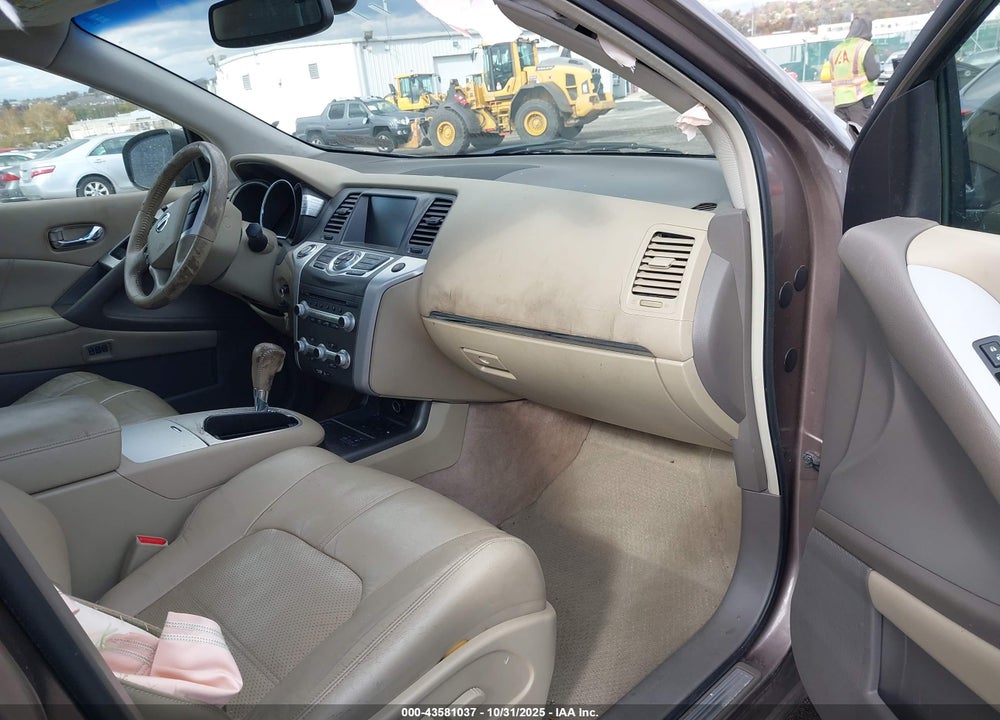 2011 NISSAN MURANO SL VIN: JN8AZ1MWXBW161068