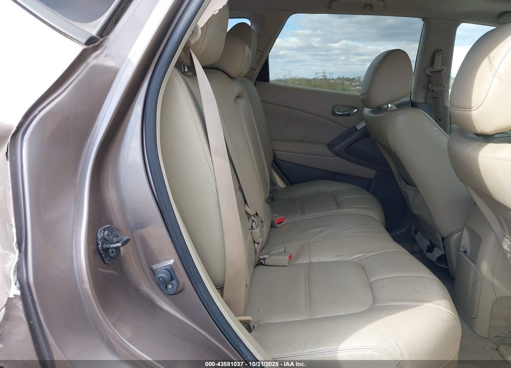 2011 NISSAN MURANO SL VIN: JN8AZ1MWXBW161068