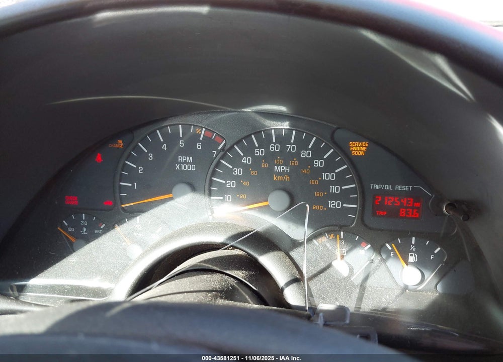 2002 PONTIAC FIREBIRD VIN: 2G2FS22K122166659