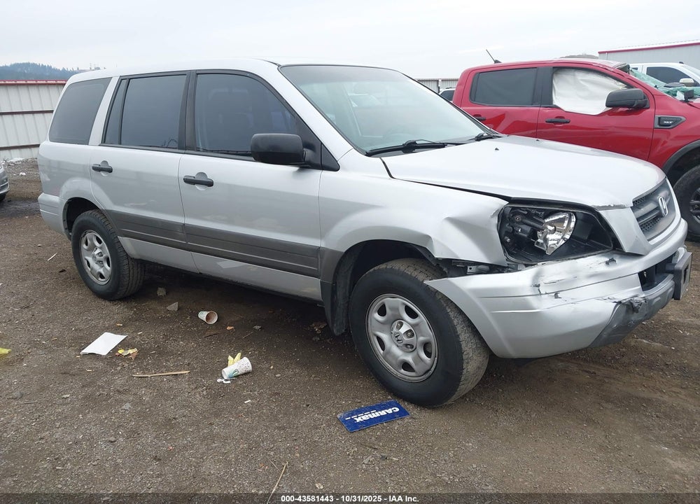 2004 HONDA PILOT LX VIN: 2HKYF18114H524383