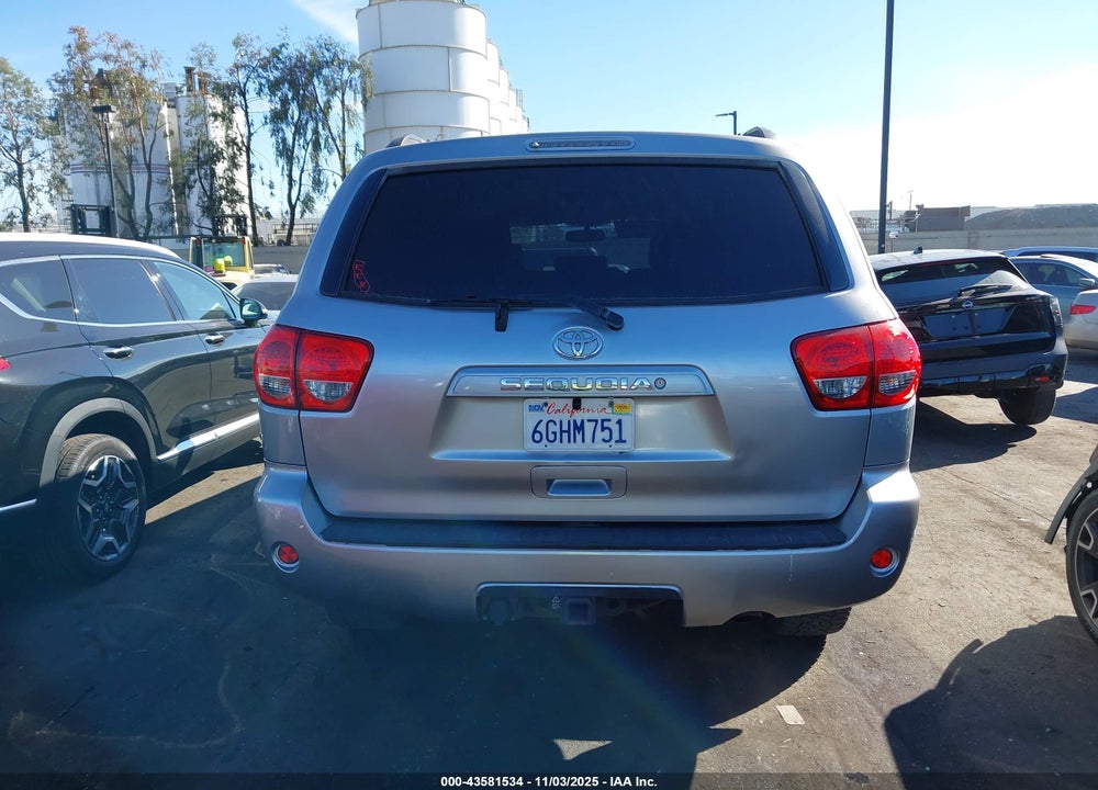 2008 TOYOTA SEQUOIA SR5 5.7L V8 VIN: 5TDZY64AX8S015359