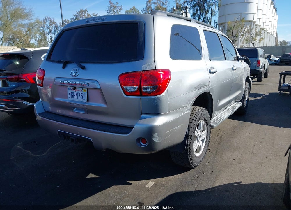 2008 TOYOTA SEQUOIA SR5 5.7L V8 VIN: 5TDZY64AX8S015359