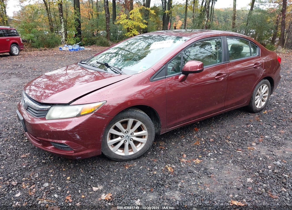 2012 HONDA CIVIC EX VIN: 2HGFB2F81CH509139