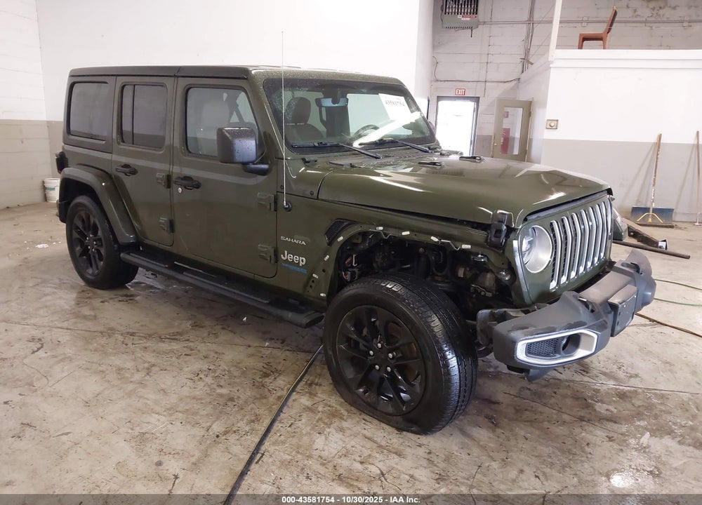 2021 JEEP WRANGLER 4XE UNLIMITED SAHARA 4X4 VIN: 1C4JJXP6XMW848328