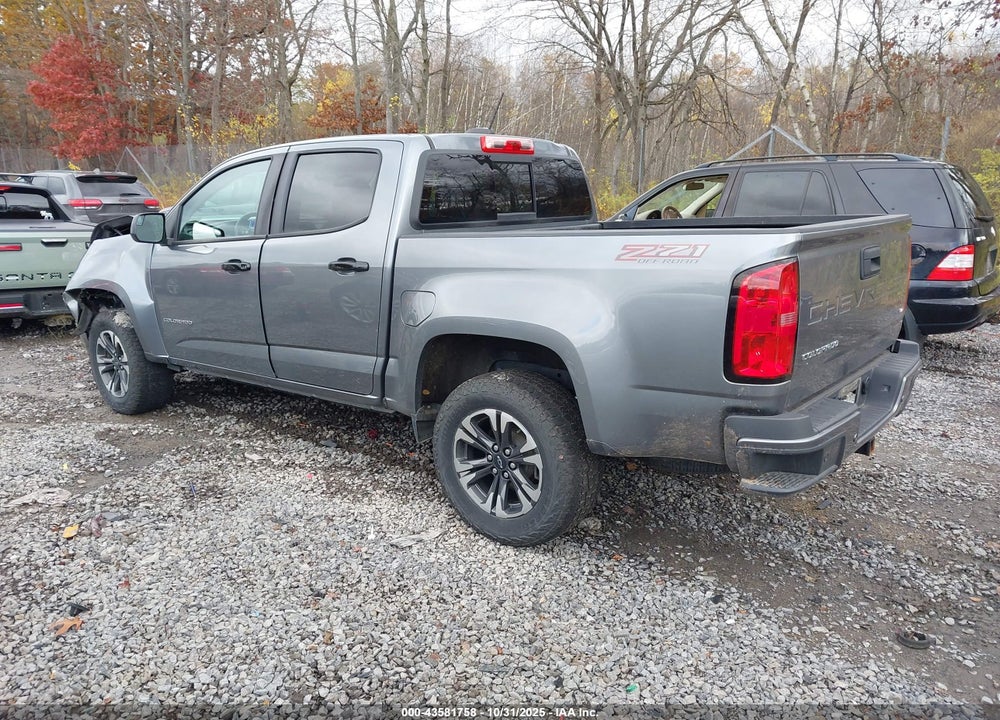 2022 CHEVROLET COLORADO 4WD SHORT BOX Z71 VIN: 1GCGTDEN9N1147954