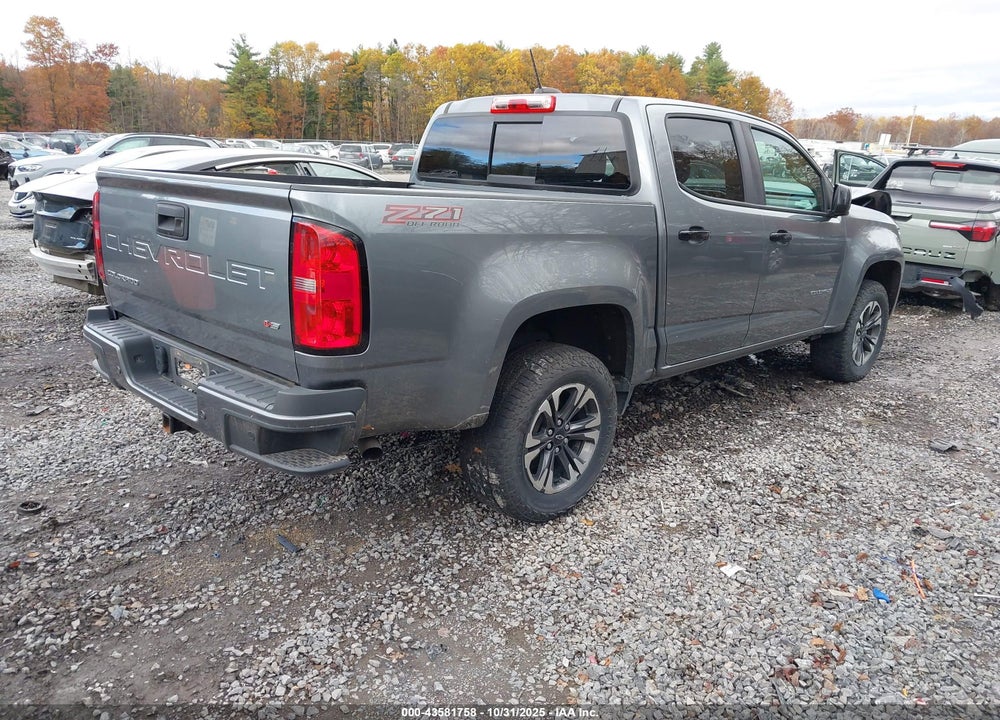 2022 CHEVROLET COLORADO 4WD SHORT BOX Z71 VIN: 1GCGTDEN9N1147954