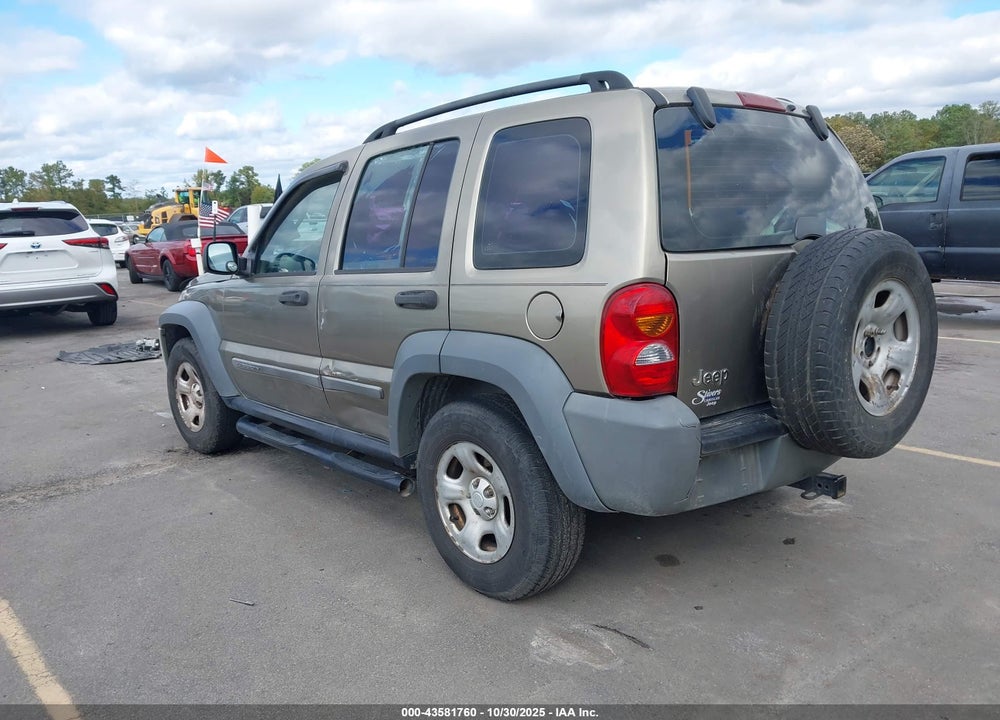 2005 JEEP LIBERTY SPORT VIN: 1J4GK48K25W536257