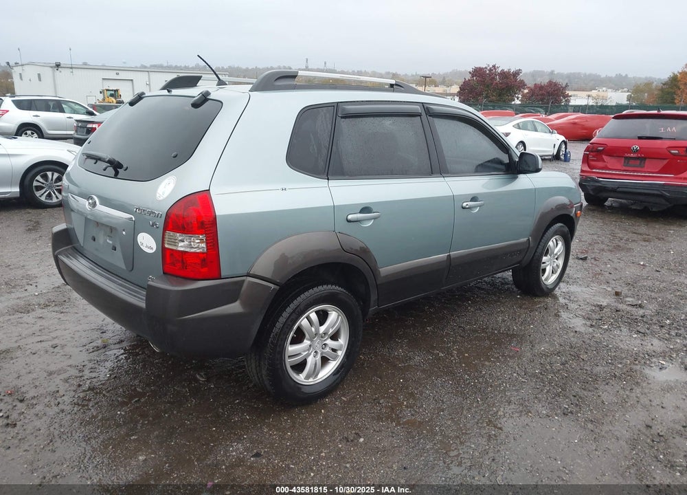 2006 HYUNDAI TUCSON VIN: KM8JN72D76U349958