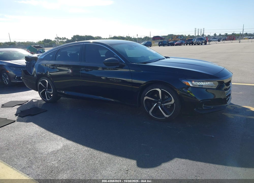 2021 HONDA ACCORD SPORT VIN: 1HGCV1F3XMA022384