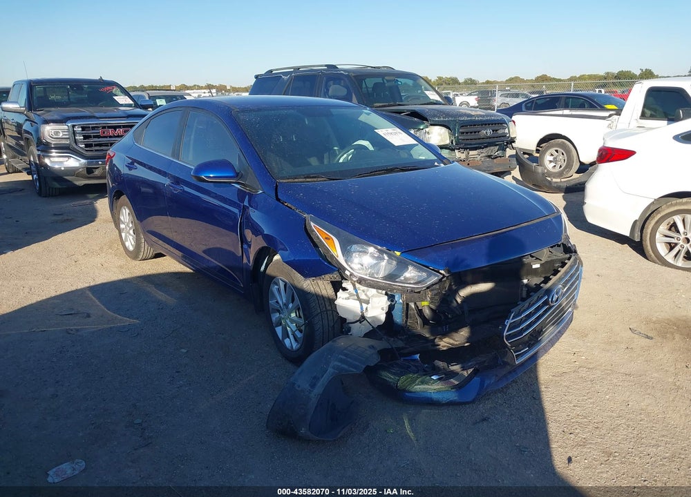 2022 HYUNDAI ACCENT SEL VIN: 3KPC24A60NE156653