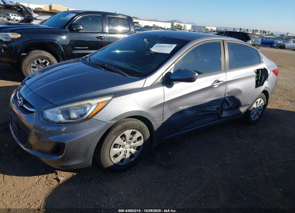 2016 HYUNDAI ACCENT VIN: KMHCT4AE2GU124257