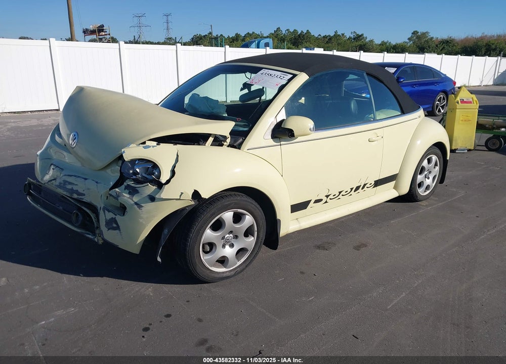 2003 VOLKSWAGEN NEW BEETLE GLS VIN: 3VWCK21Y73M326948