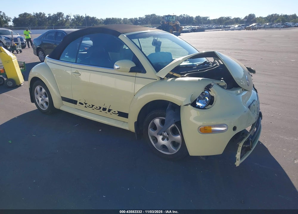 2003 VOLKSWAGEN NEW BEETLE GLS VIN: 3VWCK21Y73M326948