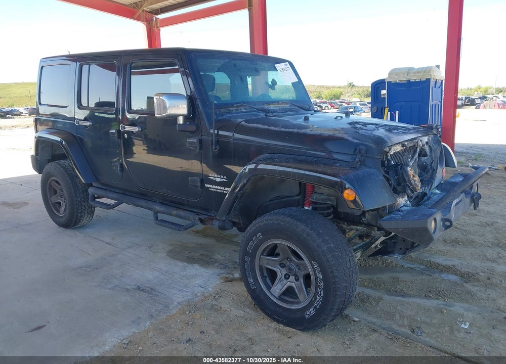 2011 JEEP WRANGLER UNLIMITED SAHARA VIN: 1J4BA5H10BL595198