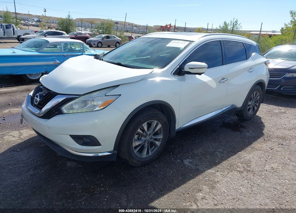 2017 NISSAN MURANO SL VIN: 5N1AZ2MG7HN110373