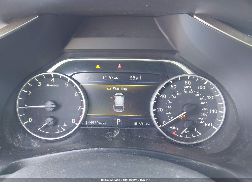 2017 NISSAN MURANO SL VIN: 5N1AZ2MG7HN110373