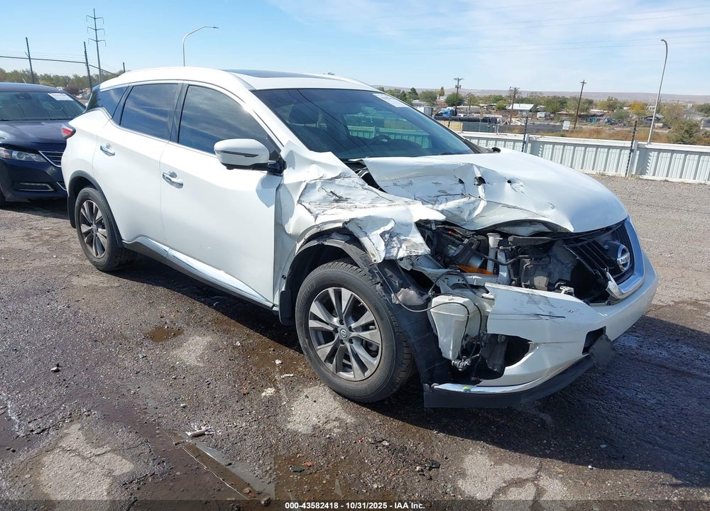 2017 NISSAN MURANO SL VIN: 5N1AZ2MG7HN110373