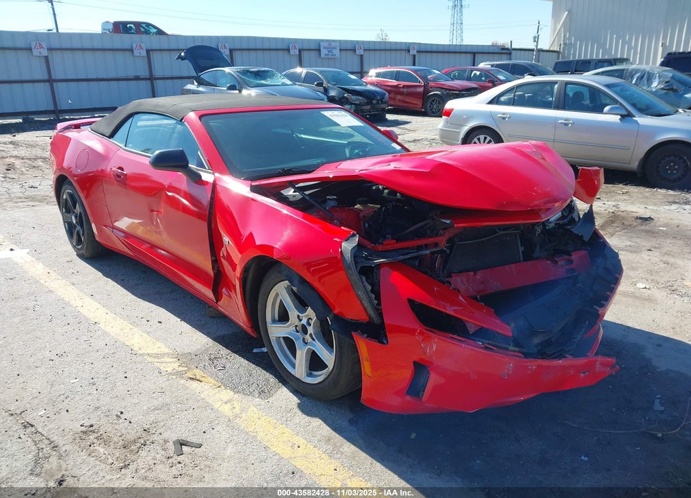 2020 CHEVROLET CAMARO RWD  1LT VIN: 1G1FB3DX1L0122621