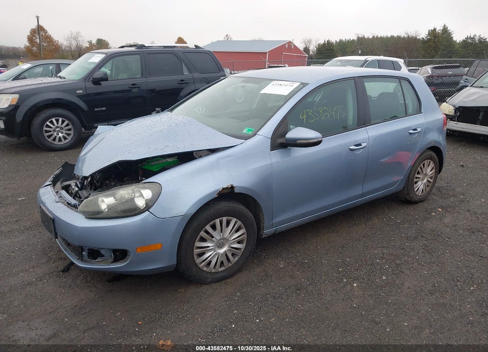 2011 VOLKSWAGEN GOLF 2.5L 4-DOOR VIN: WVWDB7AJ7BW042404
