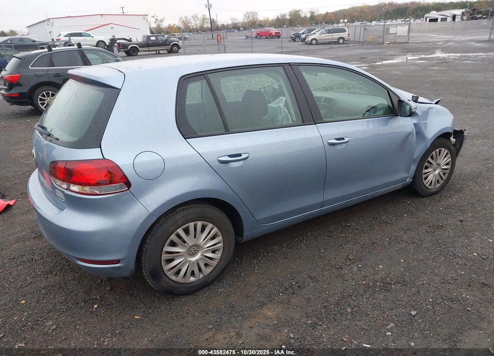 2011 VOLKSWAGEN GOLF 2.5L 4-DOOR VIN: WVWDB7AJ7BW042404