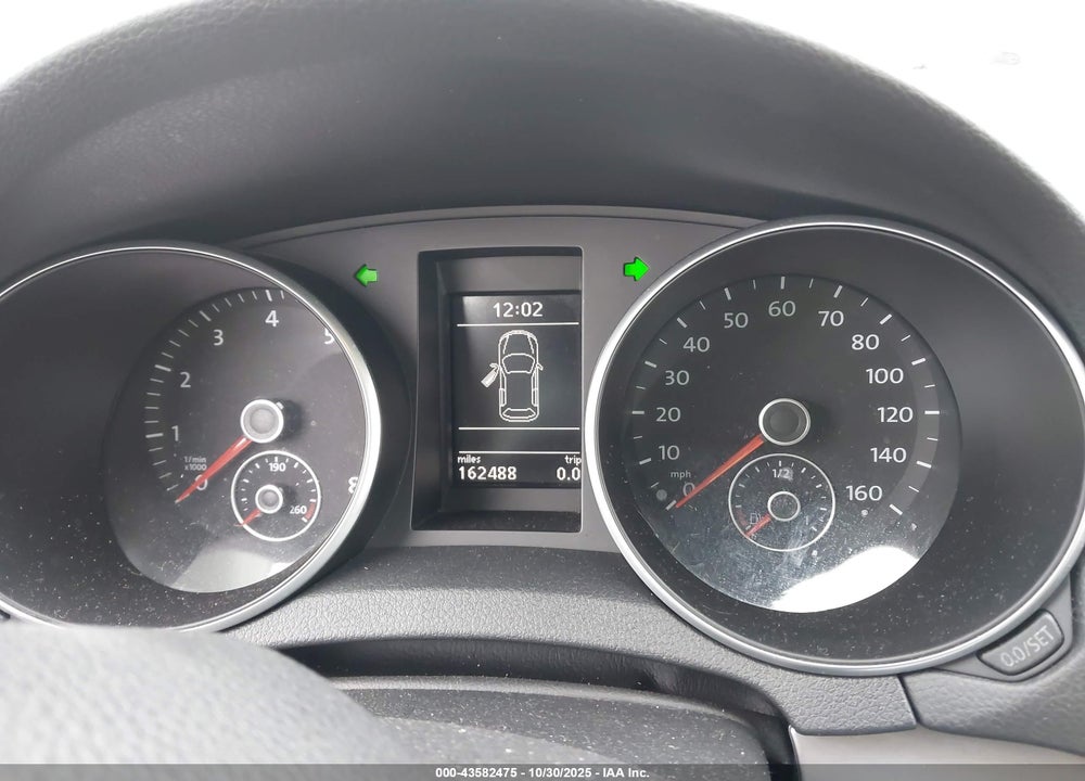 2011 VOLKSWAGEN GOLF 2.5L 4-DOOR VIN: WVWDB7AJ7BW042404