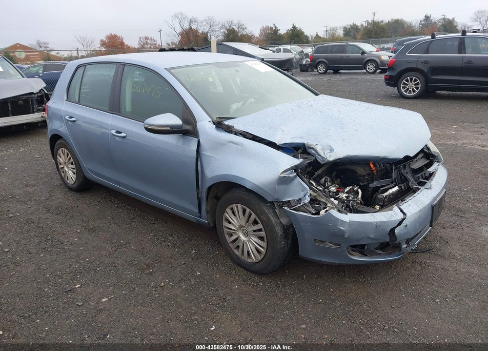 2011 VOLKSWAGEN GOLF 2.5L 4-DOOR VIN: WVWDB7AJ7BW042404