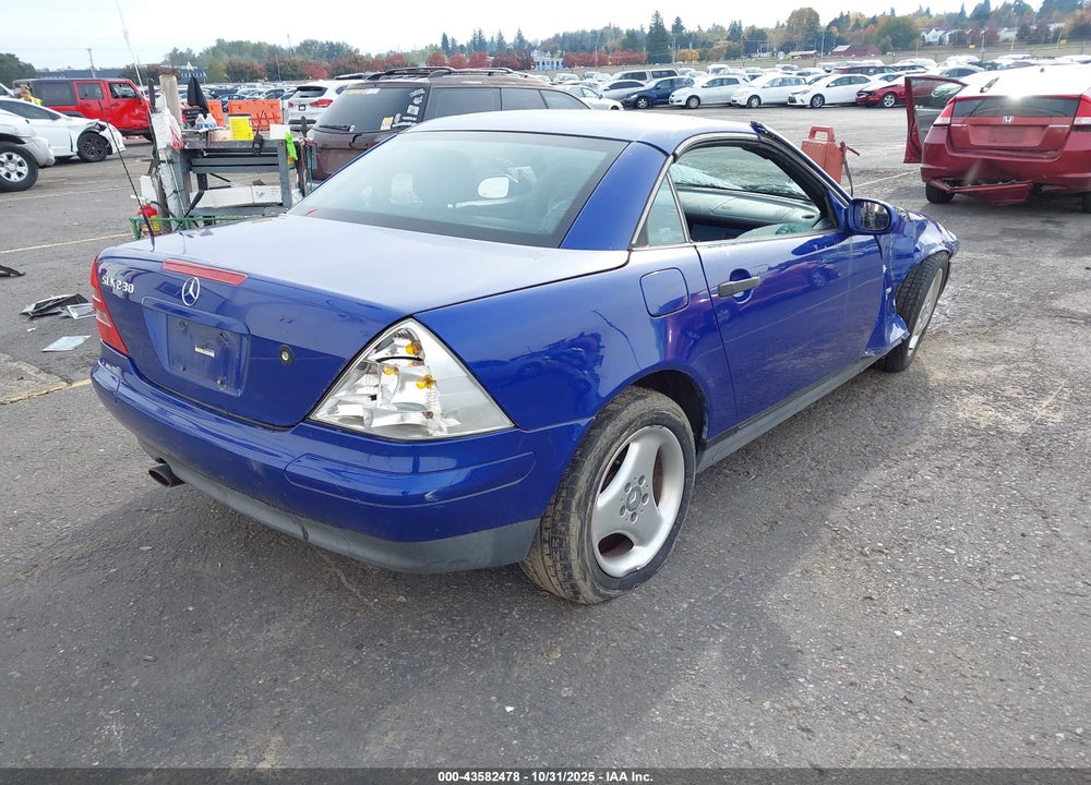1998 MERCEDES-BENZ SLK 230 KOMPRESSOR VIN: WDBKK47F7WF065761