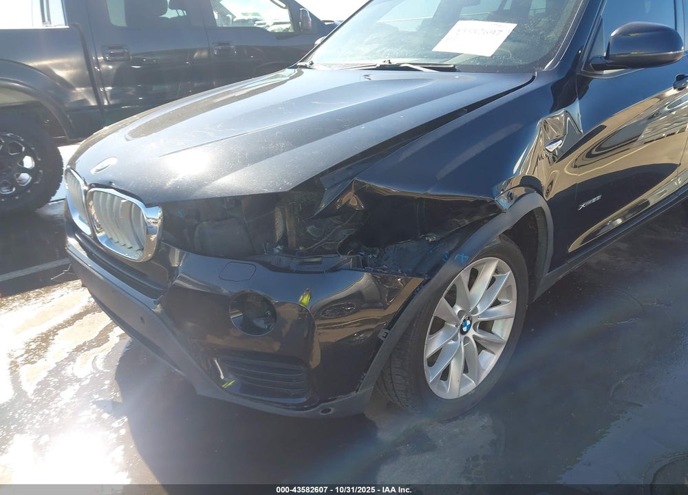 2015 BMW X3 XDRIVE28I VIN: 5UXWX9C54F0D45656