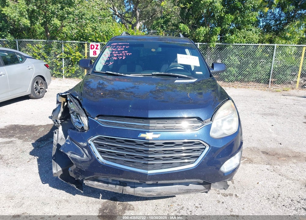 2016 CHEVROLET EQUINOX LT VIN: 2GNALCEK5G6307678