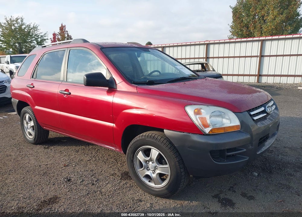 2007 KIA SPORTAGE LX VIN: KNDJF724077379367