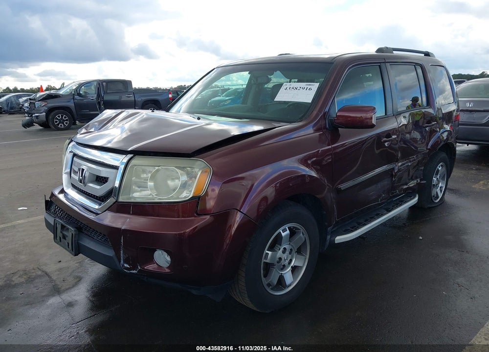 2011 HONDA PILOT TOURING VIN: 5FNYF4H93BB022350