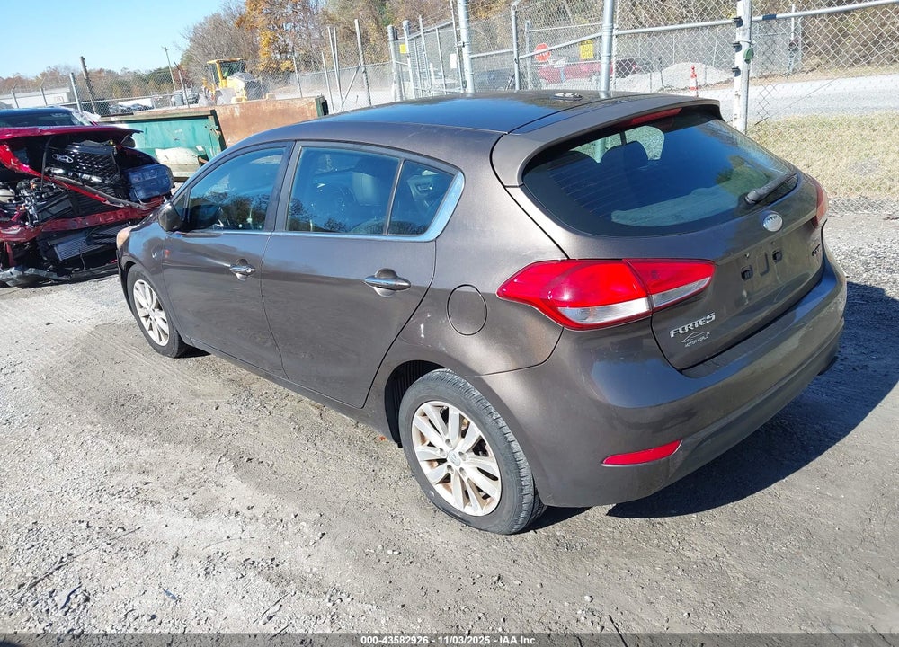 2014 KIA FORTE EX VIN: KNAFX5A80E5163844