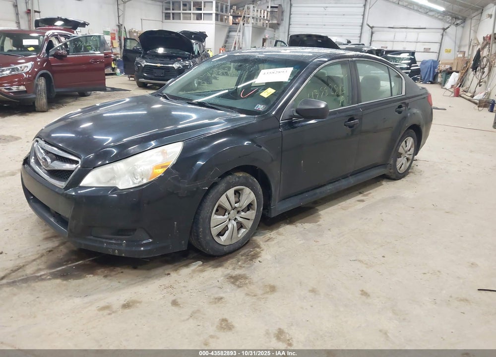 2011 SUBARU LEGACY VIN: 4S3BMBA68B3263107