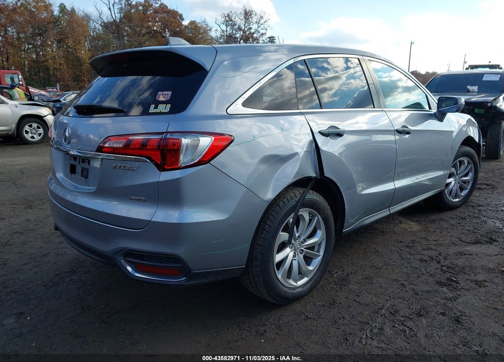 2016 ACURA RDX TECHNOLOGY   WATCH PLUS PACKAGES/TECHNOLOGY PACKAGE VIN: 5J8TB4H51GL009718