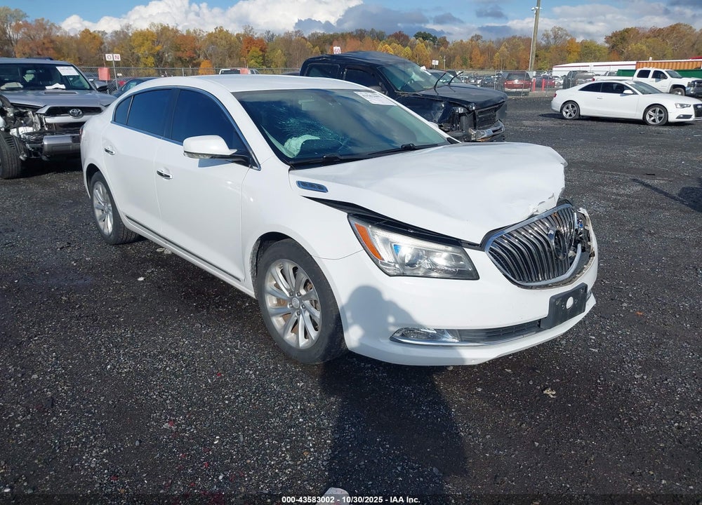 2016 BUICK LACROSSE LEATHER VIN: 1G4GB5G37GF102565
