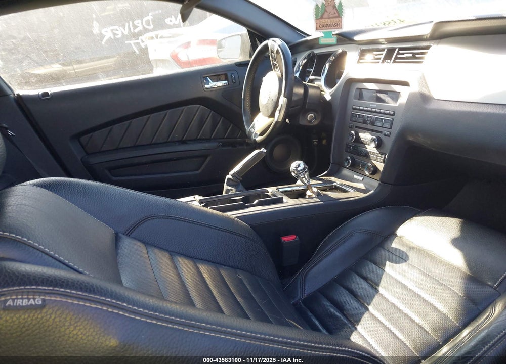 2012 FORD MUSTANG V6 PREMIUM VIN: 1ZVBP8AM7C5206067