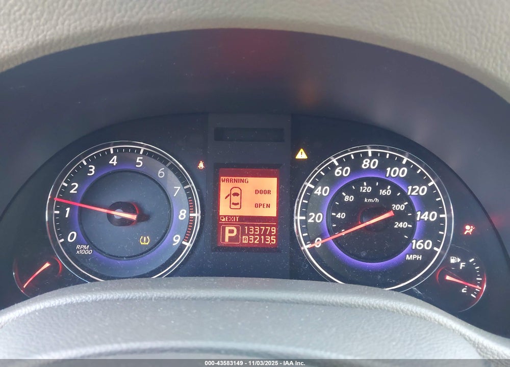 2009 INFINITI G37X VIN: JNKCV61F49M357092