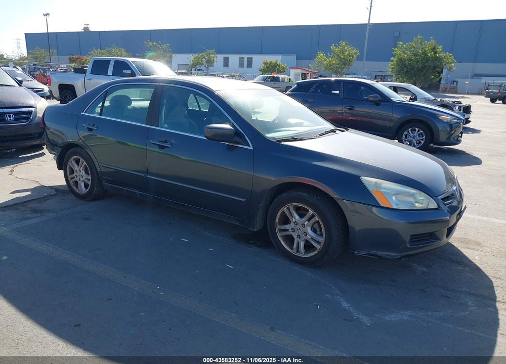 2007 HONDA ACCORD 2.4 SE VIN: 1HGCM56387A116827