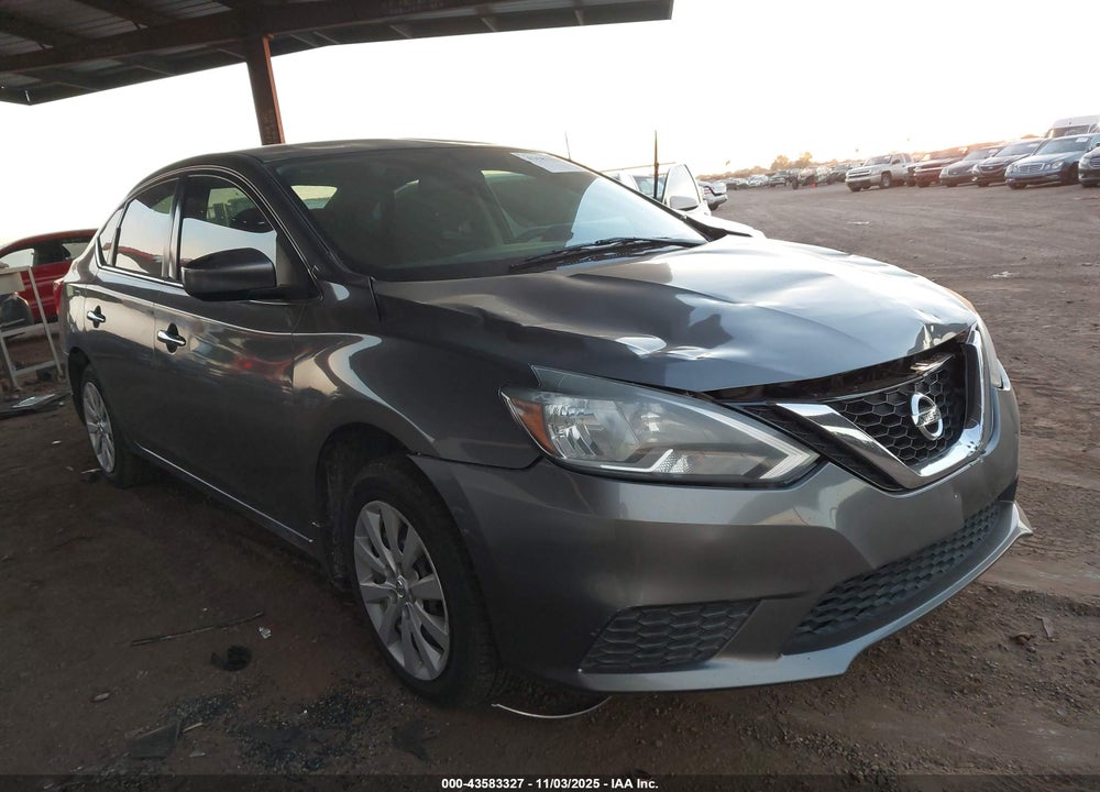 2016 NISSAN SENTRA S VIN: 3N1AB7AP5GY323112