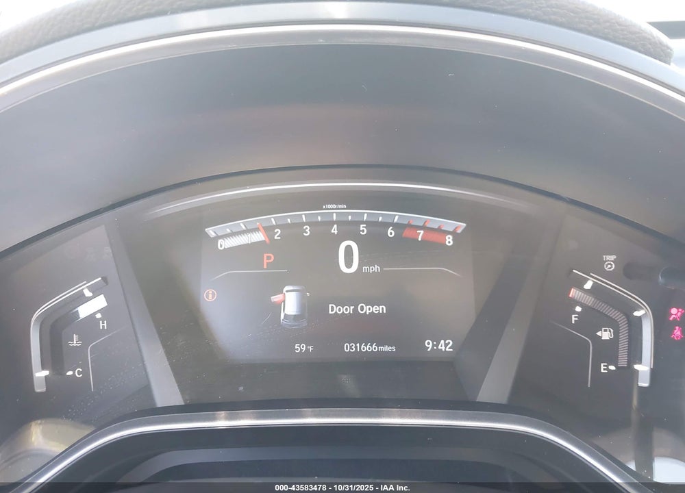2019 HONDA CR-V EX-L VIN: 5J6RW1H81KA040519
